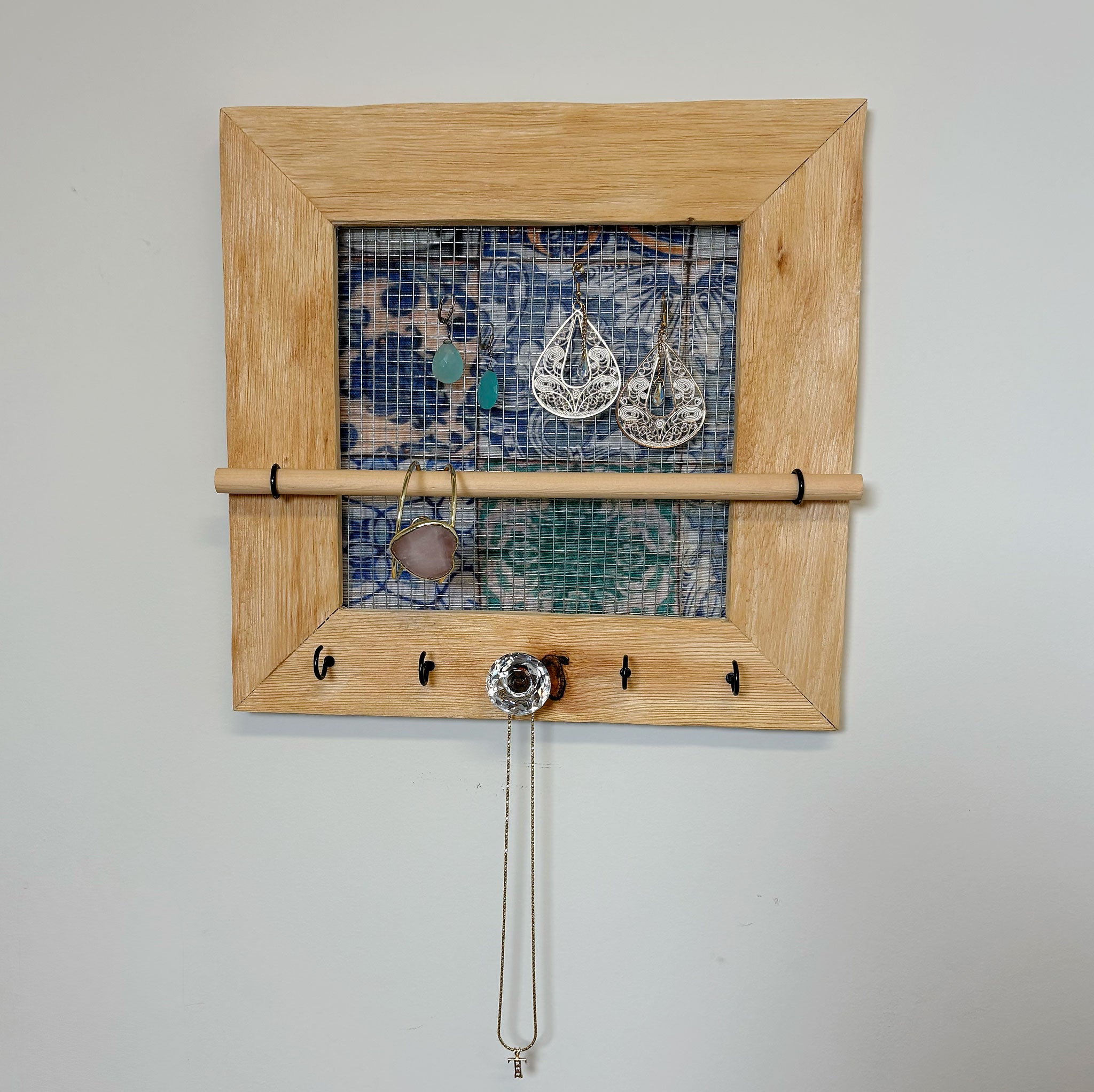 Wood and Jewels Jewelry Holder - Small