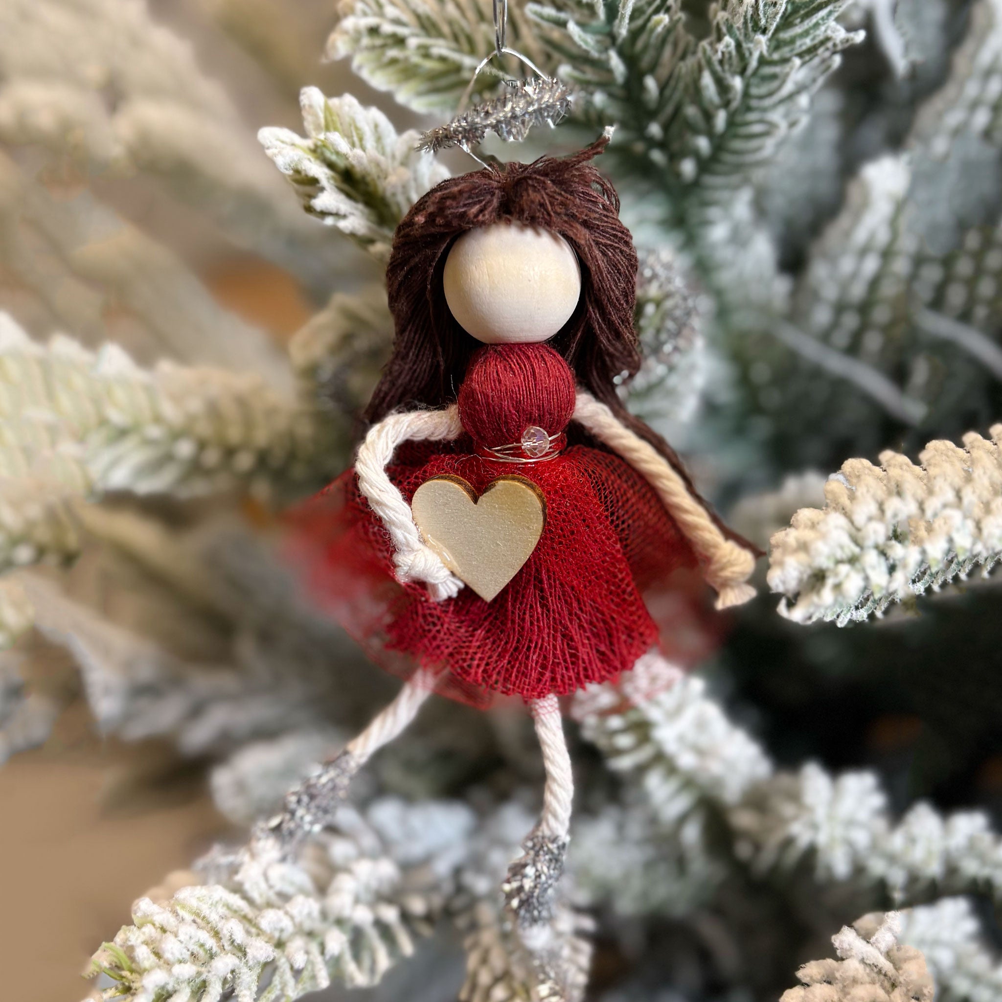 Macrame Christmas Angel - Skater