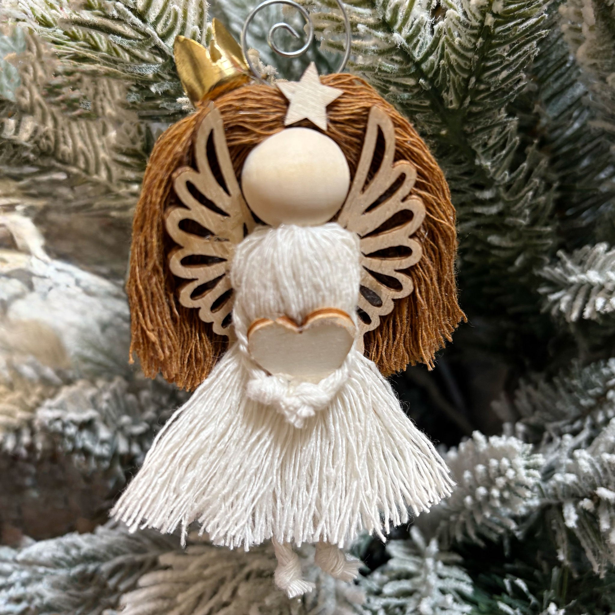 Macrame Christmas Angels